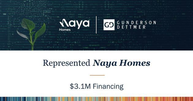 Naya Homes Announces $3.1M Financing