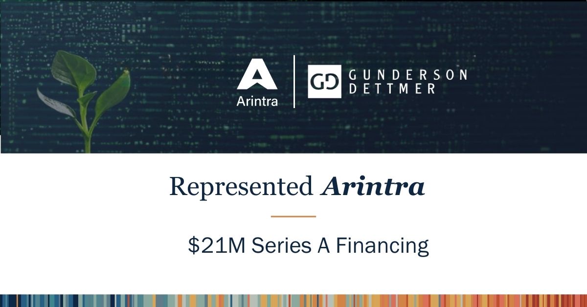 Arintra Raises $21M Series A Led by Peak XV Partners | Gunderson ...