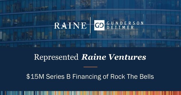 Raine Ventures Participates in Rock The Bells Series B