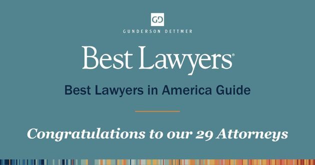 Best Lawyers Recognizes 29 Gunderson Dettmer Attorneys in the 2025 Best Lawyers in America Guide