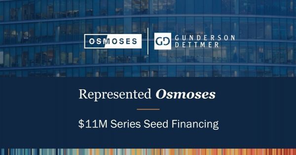 Osmoses Announces $11M Series Seed Led by Energy Capital Ventures