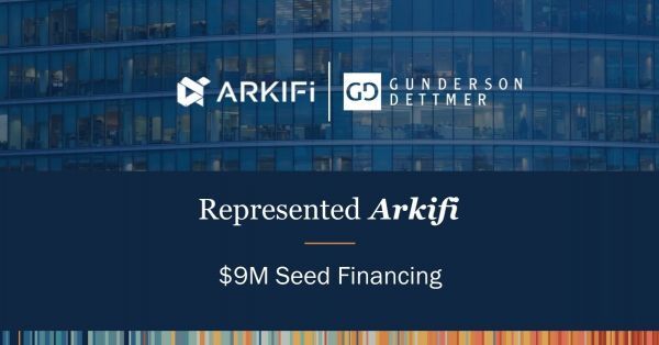 Arkifi Announces $9M Seed Led by Nyca Partners and Khosla Ventures