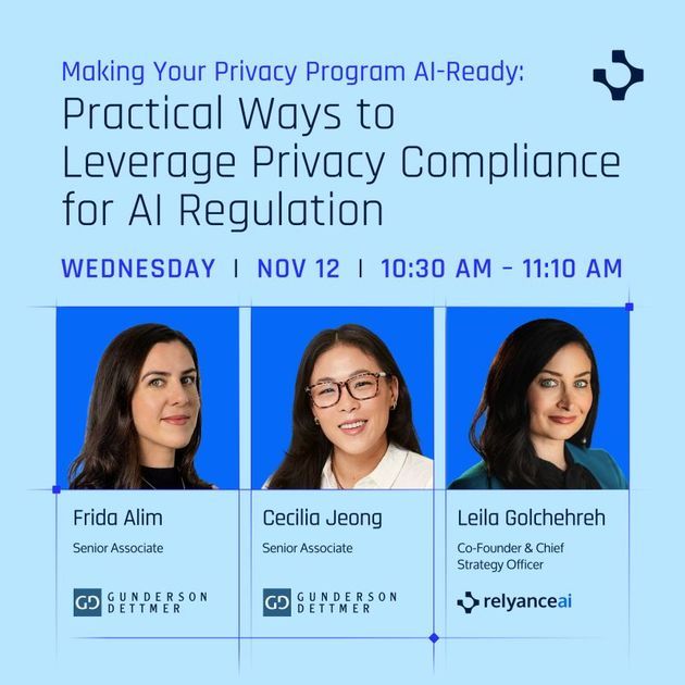 Gunderson Dettmer Associates Frida Alim and Cecilia Jeong Join Panel Discussion at Privacy + Security Forum Fall Academy 2025