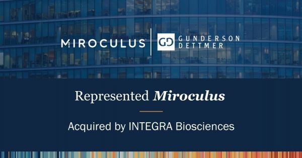 Miroculus Acquired by INTEGRA Biosciences