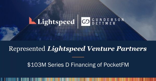 Lightspeed Venture Partners Leads $103M Series D Financing of PocketFM