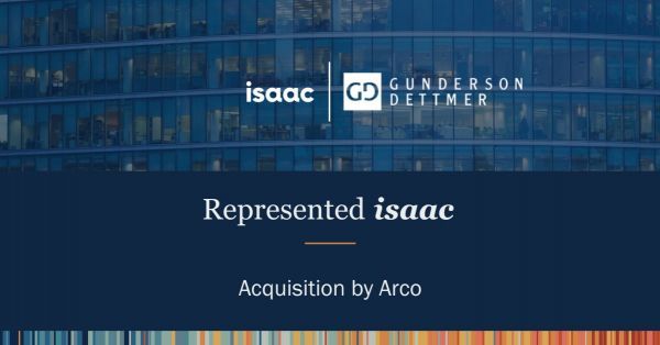 Brazil-based isaac Enters into Agreement To Be Acquired by Arco