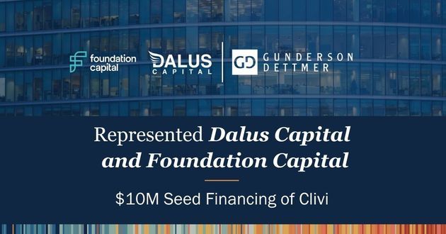 Dalus and Foundation Capital Co-lead Clivi $10M Seed Financing