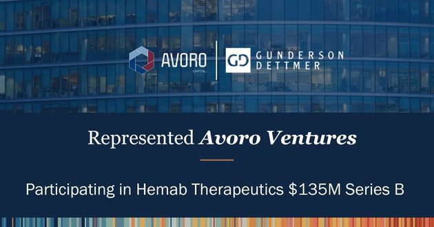 Avoro Ventures Participates in Hemab Therapeutics $135M Series B Financing