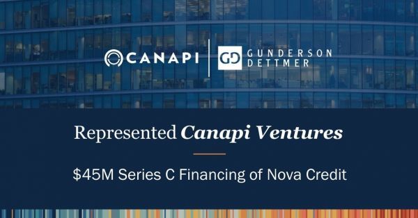 Canapi Ventures Led the Nova Credit $45M Series C Financing