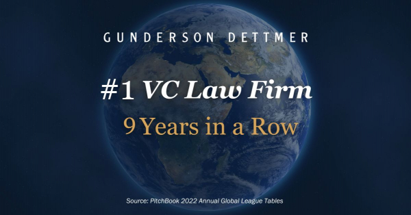 PitchBook 2022 Global League Tables Confirms Gunderson Dettmer as the ...