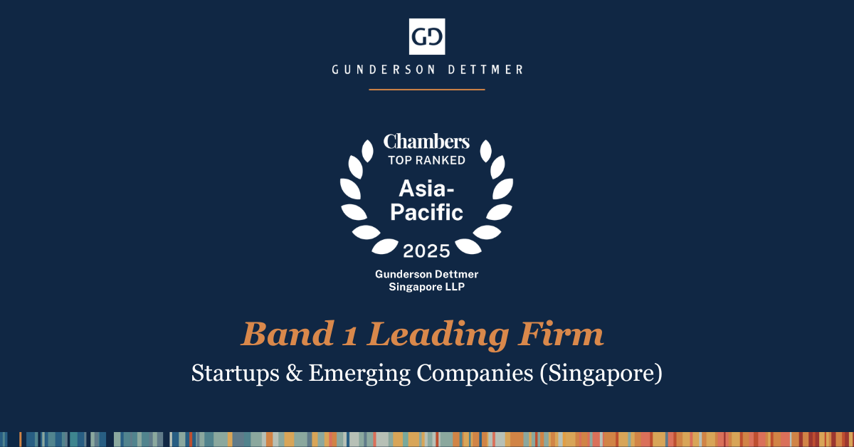 Gunderson Dettmer Earns Top Rankings in Chambers Asia-Pacific 2025 