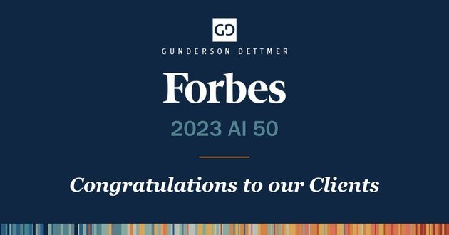 Forbes Recognizes Gunderson Dettmer Clients in the AI 50