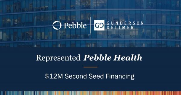 Pebble Health Announces $12M Second Seed Financing